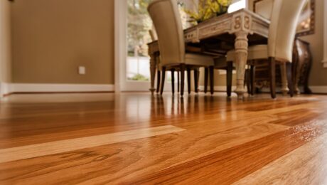 refinished hardwood floor