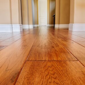 refinished hardwood floor