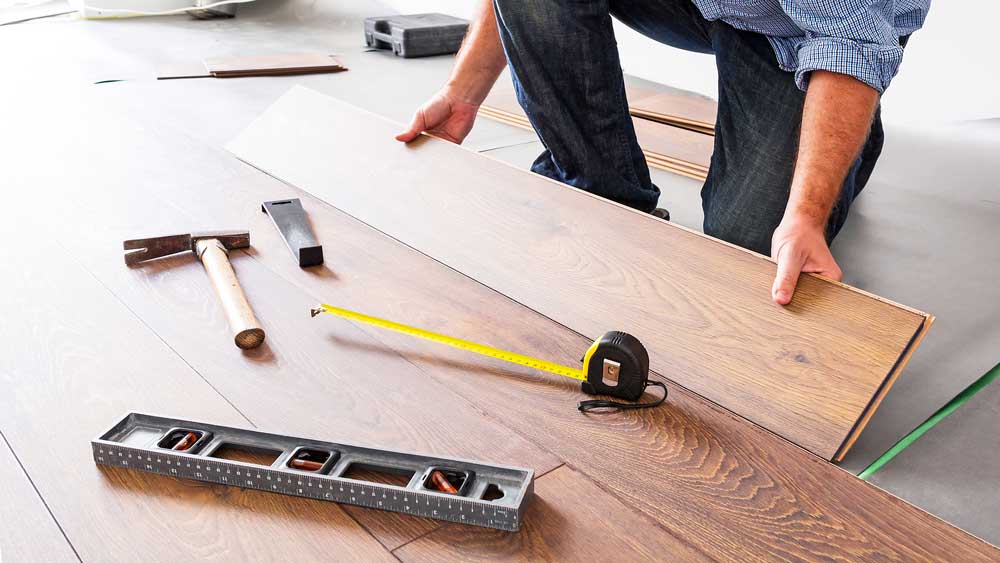 Installing wood floor | Buff and Coat