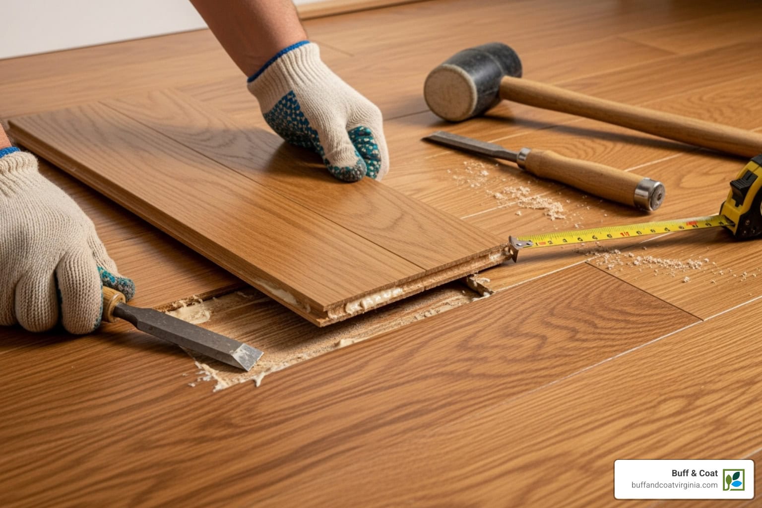 hardwood floor board replacement