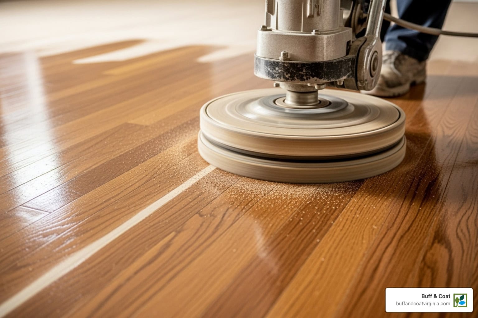 buff-coat-hardwood-refinishing-guide-image buff and coat hardwood floor refinishing