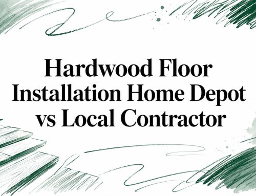 Hardwood Floor Installation Home Depot vs Local Contractor
